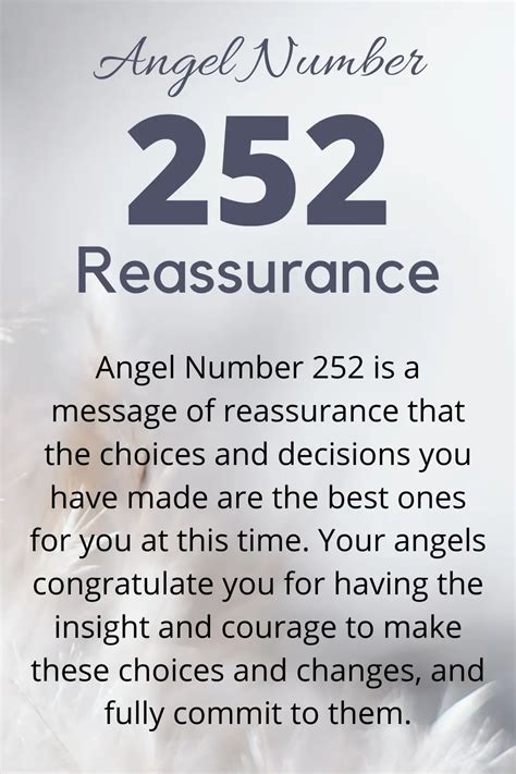 252 Angel Number Meaning